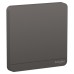 Schneider Electric AvatarOn blank plate 1 Gang Dark grey E8330X_DG