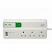Schneider Electric APC Essential SurgeArrest 5V 6 Outlet 2 USB 2.4A Port 230V UK Extension PM6U-UK