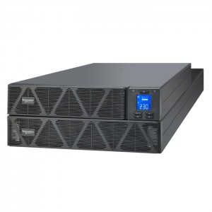 Schneider Electric Easy UPS 1 Ph On-Line 6kVA/6kW Rackmount 5U 230V 1x Hard wire 3-wire(1P N E) outlet Intelligent Card Slot LCD Extended Runtime With rail kit SRVS6KRILRK