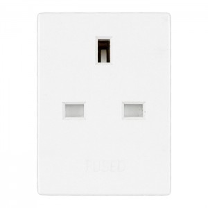 Schneider Electric Exclusive 3 Way Fused Adaptor 13A Surge Protected Plug Adapter ADAPT3WF