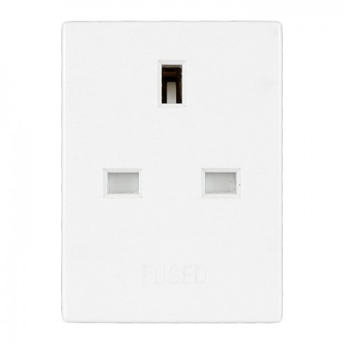 Schneider Electric Exclusive 3 Way Fused Adaptor 13A Surge Protected Plug Adapter ADAPT3WF