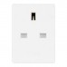Schneider Electric Exclusive 3 Way Fused Adaptor 13A Surge Protected Plug Adapter ADAPT3WF
