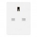 Schneider Electric Exclusive 3 Way Fused Adaptor 13A Surge Protected Plug Adapter ADAPT3WF