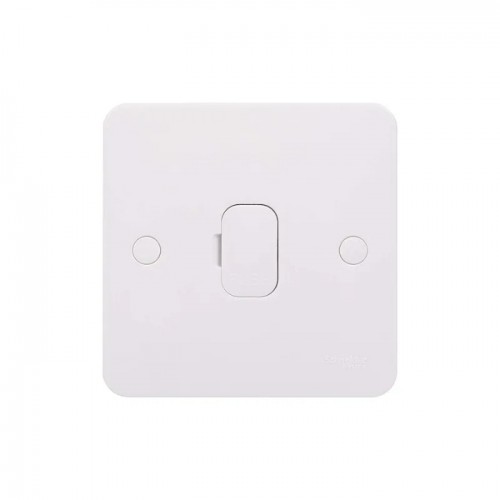 Schneider Electric Lisse Unswitched Single Fused Connection Unit 13A White Moulded GGBL5000S