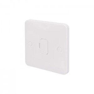 Schneider Electric Lisse Unswitched Single Fused Connection Unit 13A White Moulded GGBL5000S