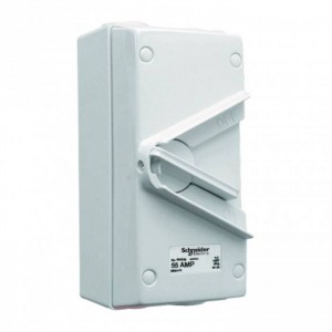 Schneider Electric Surface Mount Triple Pole Isolating Switch 55A 440V Switch WHT55
