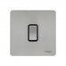 Schneider Electric Ultimate Screwless Flat Plate Switch 1 gang rocker plate stainless steel switch GU1412R-BSS