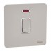 Schneider Electric Ultimate Screwless Flat Plate Switch 10AX 1 Gang 2 Way Single Light Switch GU1412-WPN 