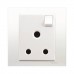 Schneider Electric Vivace Switch Socket 15A 1 Gang White Socket KB15/15