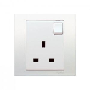 Schneider Electric Vivace Switched Socket 1 Gang 13A 250V Socket KB15