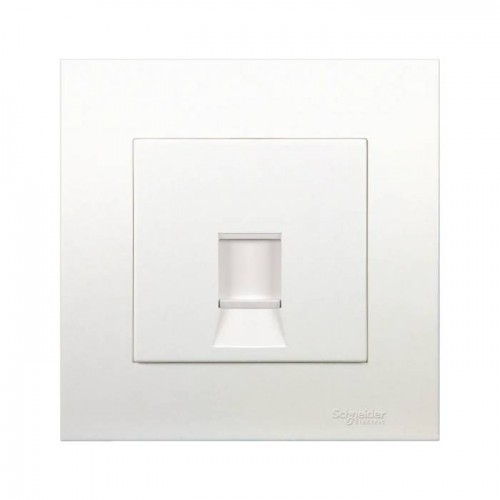 Schneider Electric Vivace Wall Plate 1 Gang Keystone Data Jack KB31RJK_AS