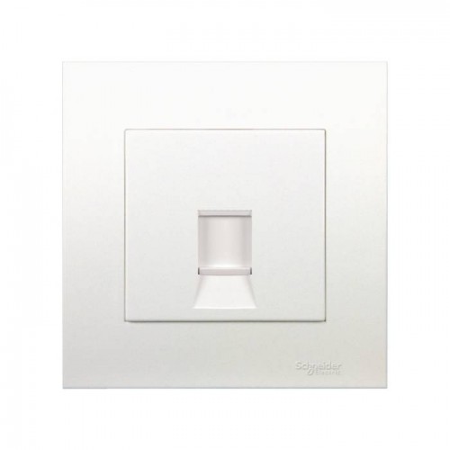 Schneider Electric Vivace Wall Plate White with Shutter 1 Gang Keystone KB31RJK