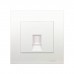 Schneider Electric Vivace Wall Plate White with Shutter 1 Gang Keystone KB31RJK