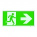 Scolmore ESP Duceri Emergency Exit Sign Board 3W LED Right Sign Board EMLED3WMEXBOXR (Dubai Civil Defence Approved)