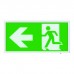 Scolmore ESP Duceri Emergency Exit Sign Board 3W LED Sign Left Board EMLED3WMEXBOXL (Dubai Civil Defence Approved)