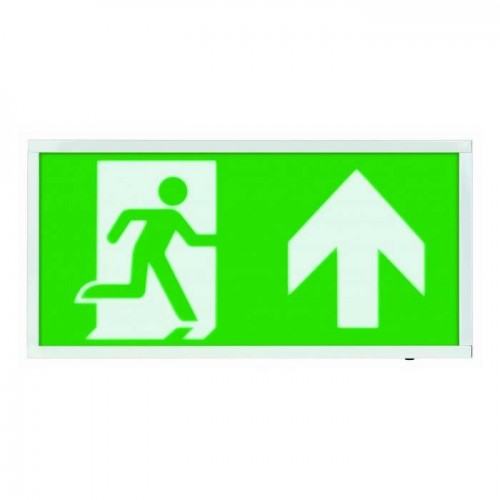 Scolmore ESP Duceri Emergency Exit Sign Board 3W LED Up Arrow Sign Board EMLED3WMEXBOXU (Dubai Civil Defence Approved)