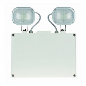 Scolmore ESP DUCERI LED Non Maintained Emergency Twin Spot Light EM9WNMSPOT2 (Dubai Civil Defence Approved)