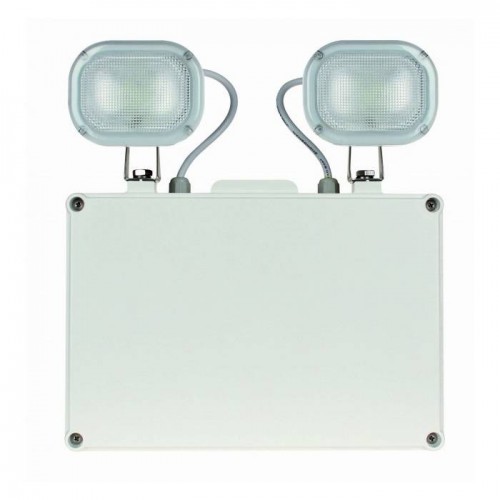 Scolmore ESP DUCERI LED Non Maintained Emergency Twin Spot Light EM9WNMSPOT2 (Dubai Civil Defence Approved)