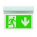 Scolmore ESP Duceri Wall/Ceiling Mounted Emergency Exit Sign Board 2W LED Down Sign Board EM2WMEXSIGN (Dubai Civil Defence Approved)