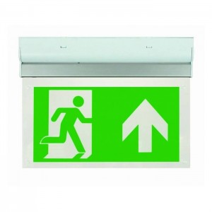 Scolmore ESP Duceri Wall/Ceiling Mounted Emergency Exit Sign Board 2W LED Sign Board Legend up EM2WMEXSIGNU (Dubai Civil Defence Approved)