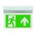 Scolmore ESP Duceri Wall/Ceiling Mounted Emergency Exit Sign Board 2W LED Sign Board Legend up EM2WMEXSIGNU (Dubai Civil Defence Approved)