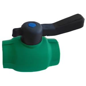 T-Mech PPR SOCKET  BALL VALVE PN25 GREEN TMFBV20