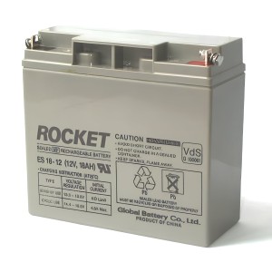 EnerRocket Valve Regulated ES 18-12 sealed lead acid battery ES18-12/12V-18A