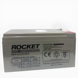 EnerRocket Valve Regulated Lead Acid  ES 9-12 (12V – 9Ah) Battery ES9-12/12V-9A