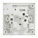 Schneider Electric AvatarOn C Switched socket  15A 250V 1 gang 3 round pin white E8715_15_WE