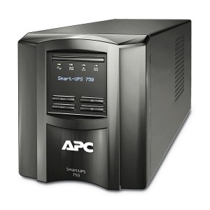 Schneider Electric APC Smart UPS Line Interactive 750VA Tower 230V 6x IEC C13 outlets Smart Slot AVR LCD SMT750I